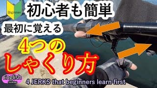 ショアジギングのしゃくり方